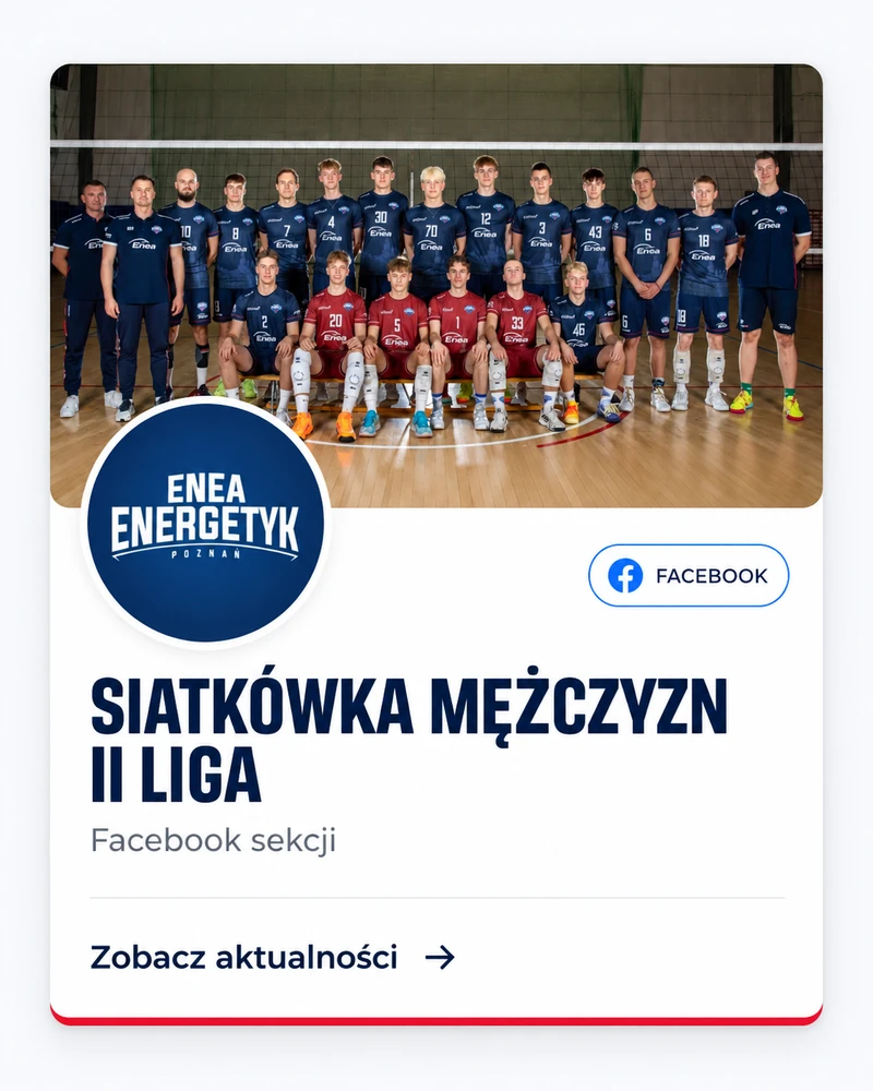 Siatkówka mężczyzn – Facebook