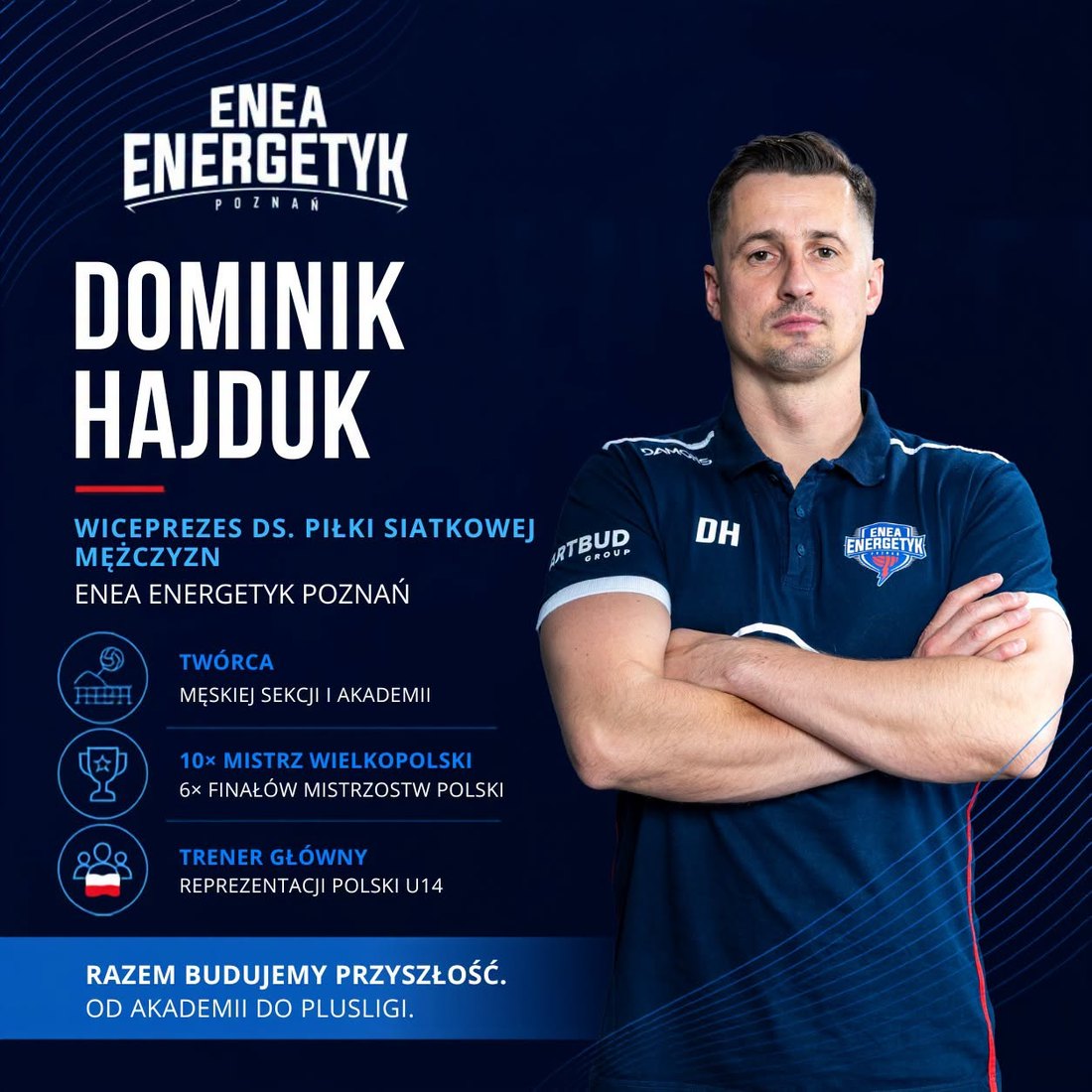Dominik Hajduk — Wiceprezes ds. piłki siatkowej mężczyzn Enea Energetyk Poznań