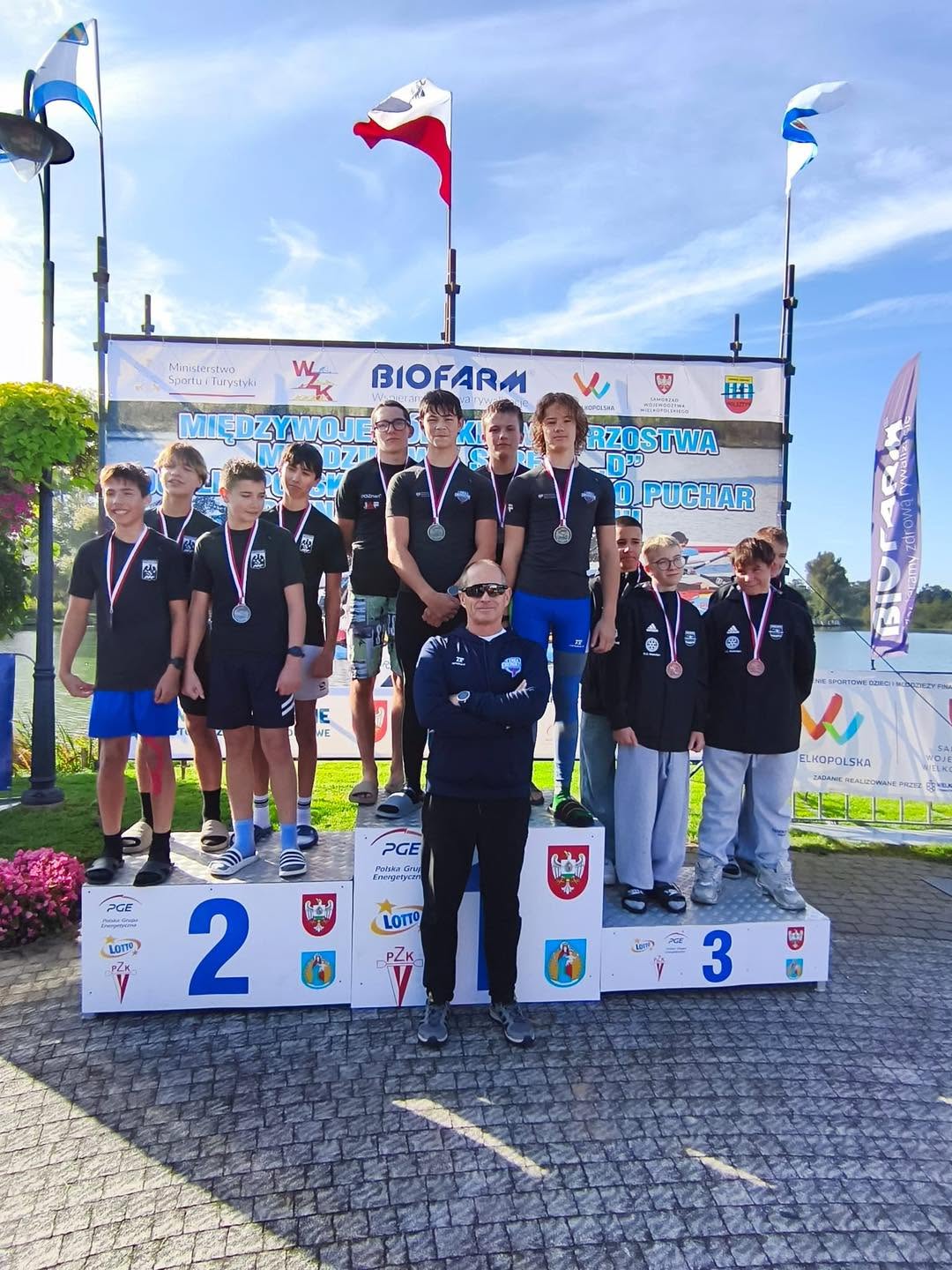 Kajakarze na podium Międzywojewódzkich Mistrzostw Młodzików w Wolsztynie